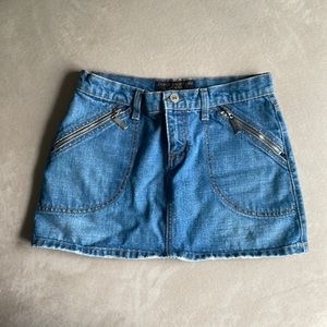 🌈3 for 30 or 5 for $45 !!!! Juicy couture denim mini skirt size S